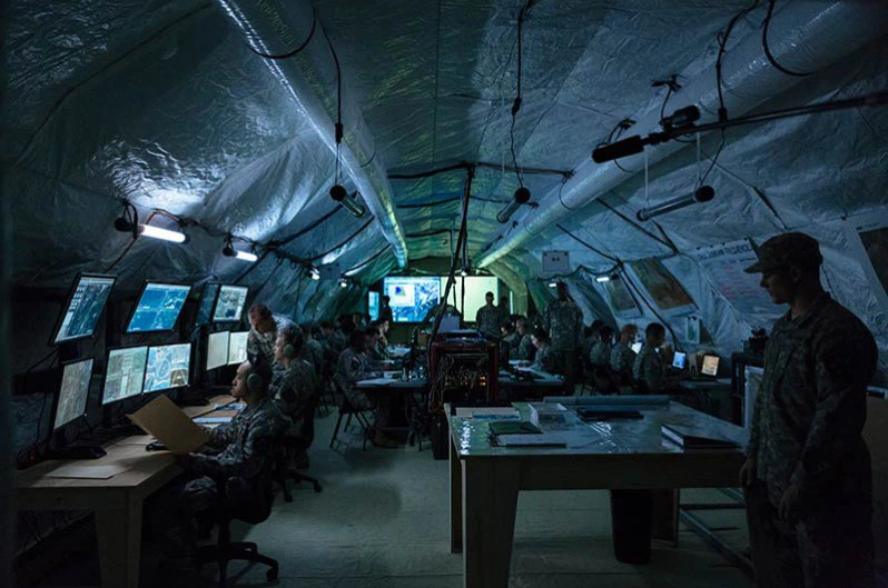 Screen applications on the Arrival surveillance tent set.